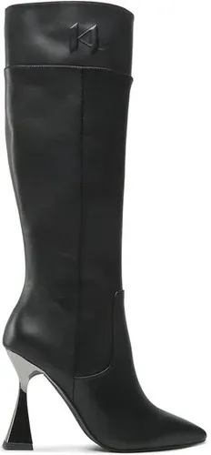 Čižmy KARL LAGERFELD - KL32070 Black Lthr