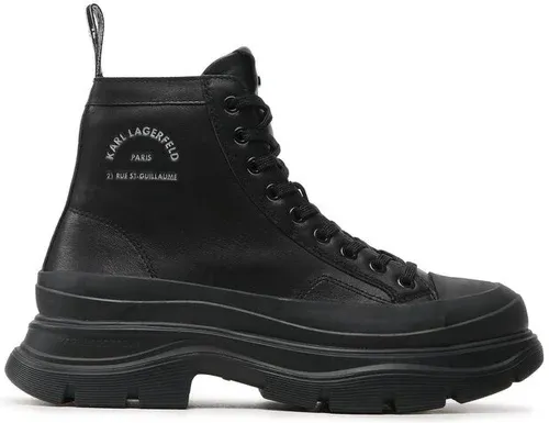 Outdoorová obuv KARL LAGERFELD - KL22950 Black Lthr/Mono