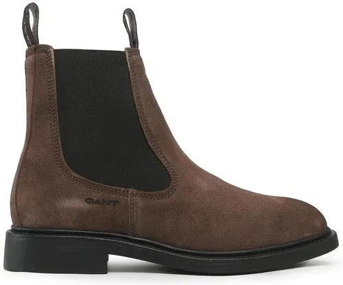 Členková obuv s elastickým prvkom Gant - Millbro 25653300 Dark Brown G46