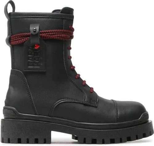 Outdoorová obuv KARL LAGERFELD - KL94660 Eco Lthr Black