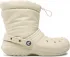 Členková obuv Crocs - Classic Lined Neo Puff Boot 206630 Bone