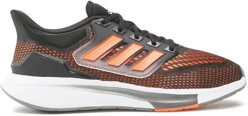 Topánky adidas - Eq21 Run GY2193 Core Black/Solar Orange/Iron Metallic