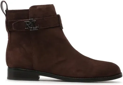 Členková obuv Lauren Ralph Lauren - Briele 802882549002 Brown