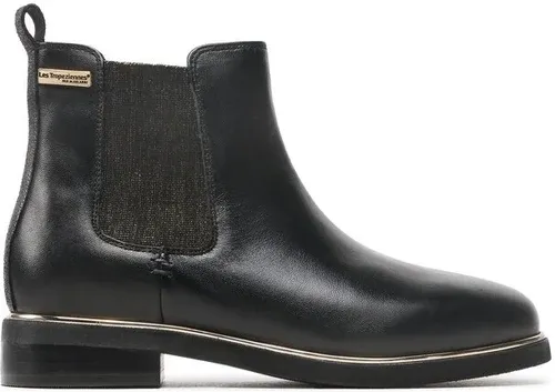 Členková obuv s elastickým prvkom Les Tropeziennes - Micky 44738 Black/Gold