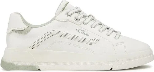 Sneakersy s.Oliver - 5-23626-30 Wht/Soft Green 127