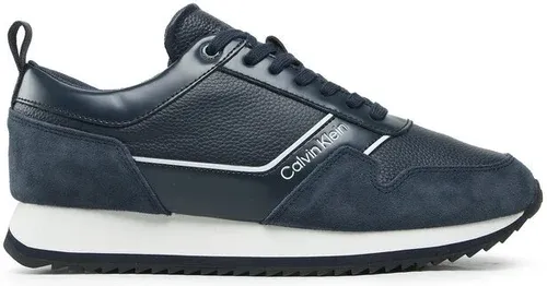 Sneakersy Calvin Klein - Low Top Lace Up Lth HM0HM01017 Ck Navy DW4