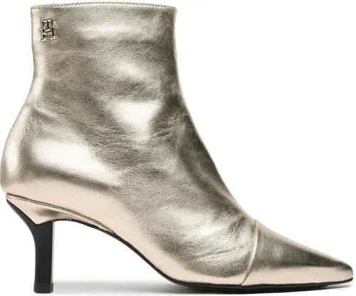 Členková obuv Tommy Hilfiger - Pointy Heel Boot FW0FW07048 Gold 0HS