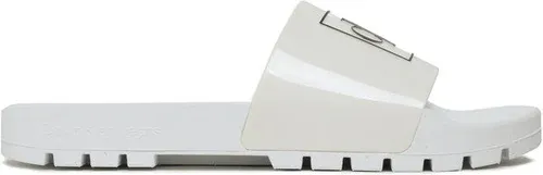 Šľapky Calvin Klein Jeans - Truck Slide Monogram Rubber M YM0YM00591 White YBR