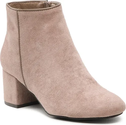 Členkové čižmy JENNY FAIRY - WYL1094-37 Dark Beige