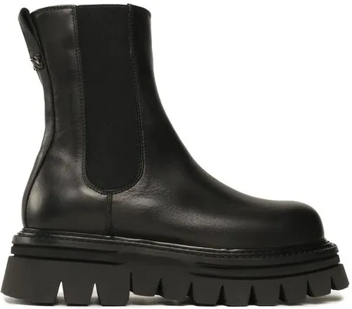 Členková obuv s elastickým prvkom Casadei - 1R330Z0401C18789000 Bikers Nero