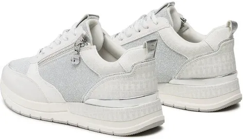 Sneakersy Tamaris - 1-23732-20 Wht/Silver Com