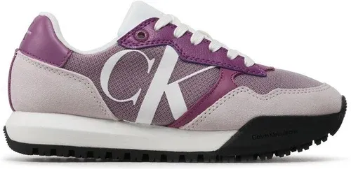 Sneakersy Calvin Klein Jeans - Toothy Runner Bold Mono YW0YW00884 Amethyst/Ghost Grey/White 0KB