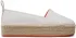 Espadrilky Calvin Klein Jeans - Flatform Espadrille Soft Ny YW0YW00989 White YBR