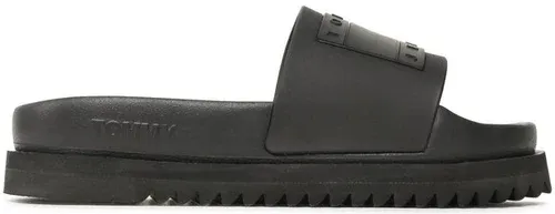 Šľapky Tommy Jeans - Elev Fltfrm Pl Sld EN0EN02110 Black 0GJ