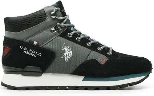 Šnurovacia obuv U.S. Polo Assn. - Aron003 ARON003M/BST1 Blk-Dgr03