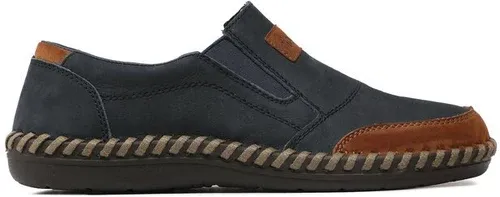 Poltopánky Rieker - B2462-14 Blau Kombi