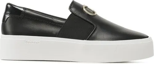 Sneakersy Calvin Klein - Flatform Cupsole Slip On W/Hw HW0HW01421 Ck Black BEH