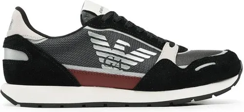 Sneakersy Emporio Armani - X4X537 XM678 S154 Blk/L.Gr/Grey/Bordea