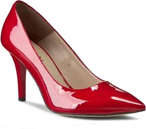 Lodičky SAGAN - 2197 Czerwony Lakier